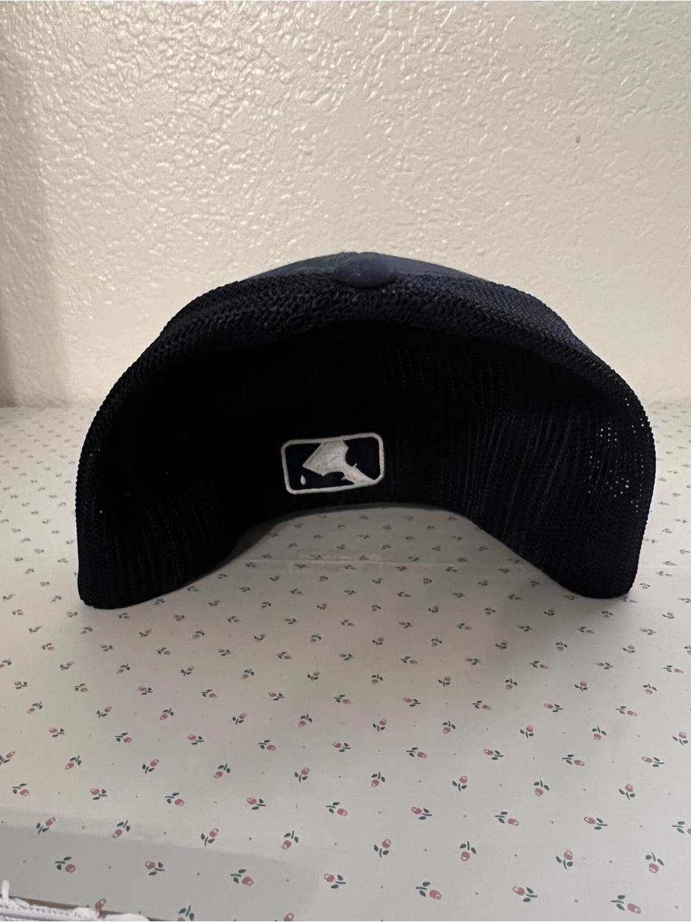 SunTek Navy Blue Flexfit Mesh Trucker Hat - Picture 3 of 6